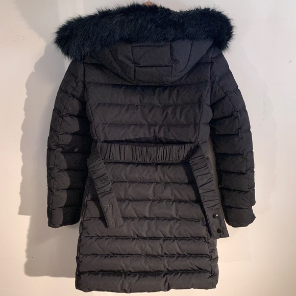 NWOT Zara Down & Feather Filled Coat in Black- Size M - Picture 4 of 8